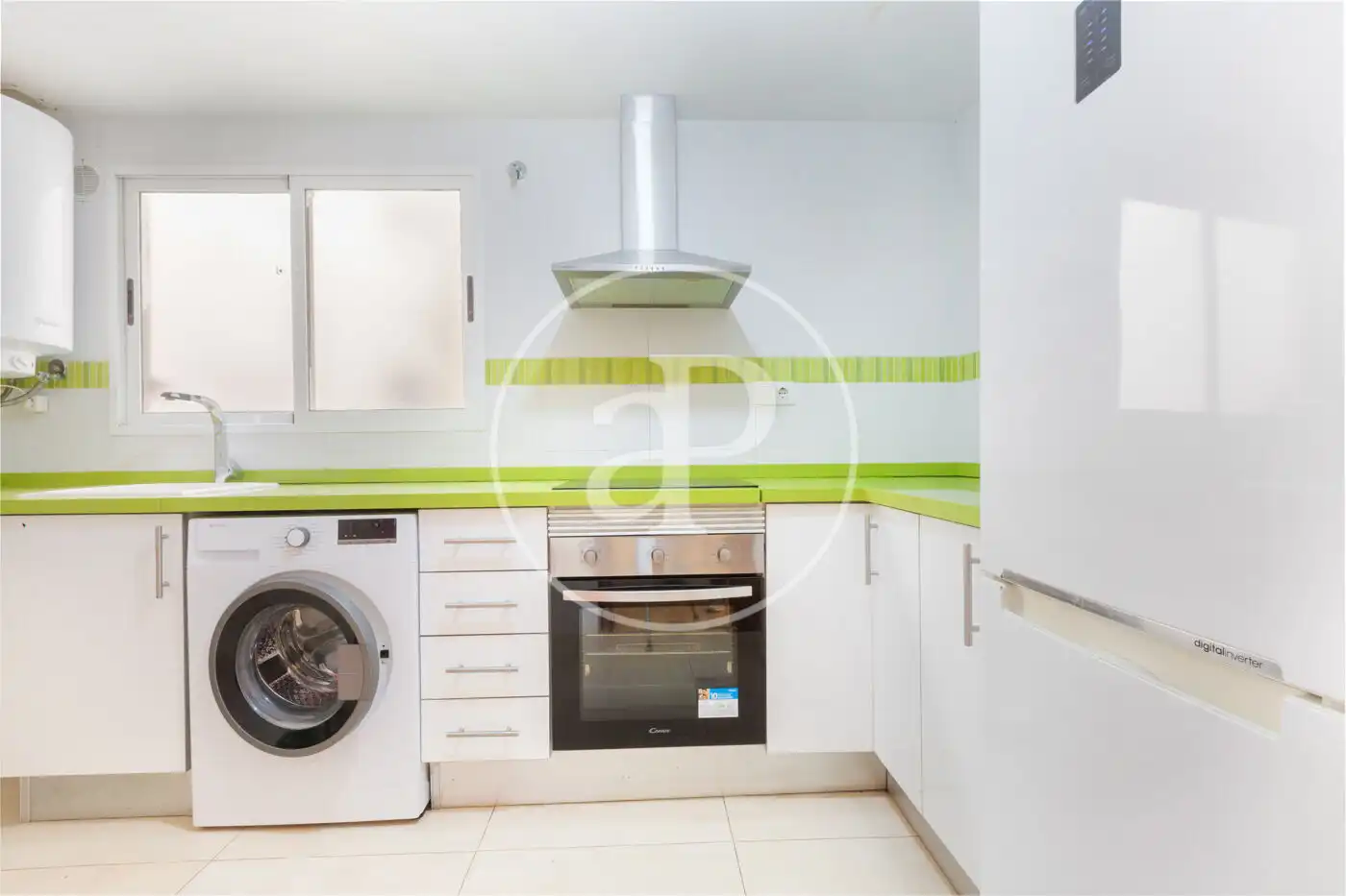 Kitchen of Flat for sale in Valencia  with Heating, Furnished and Balcony