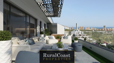 Espléndido piso en Finestrat. 2 habitaciones. 2 baños. Piscina comunitaria y vistas al mar y montaña