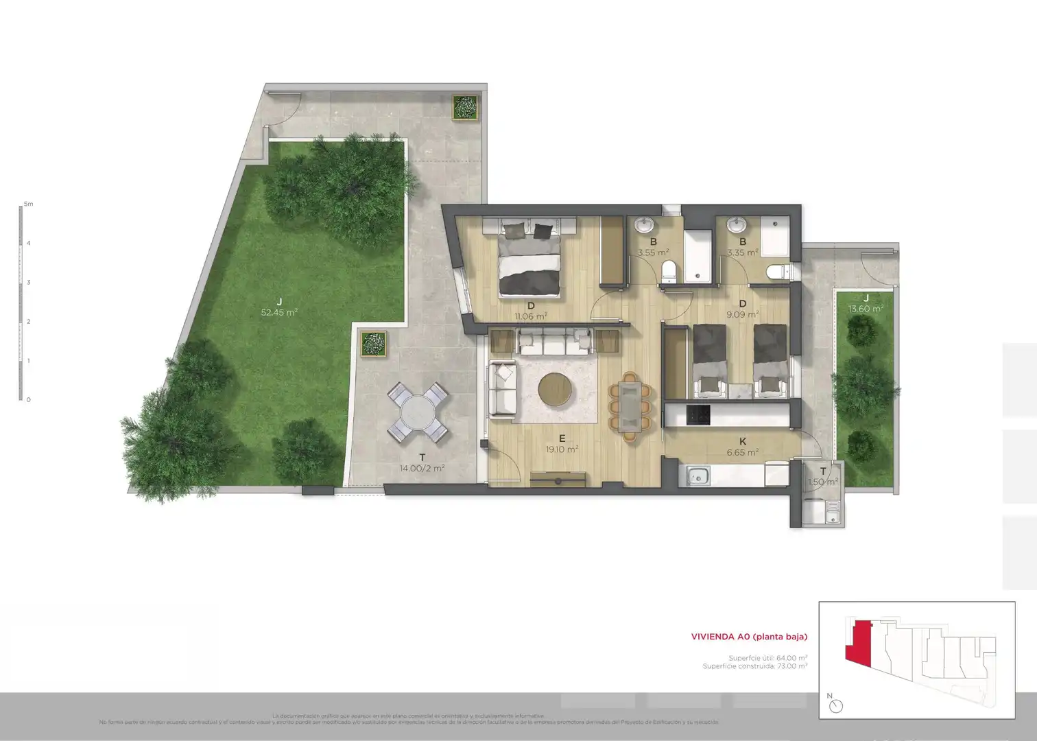 Bungalow con piscina en venta en Puerto de Mazarrón, imagen 16