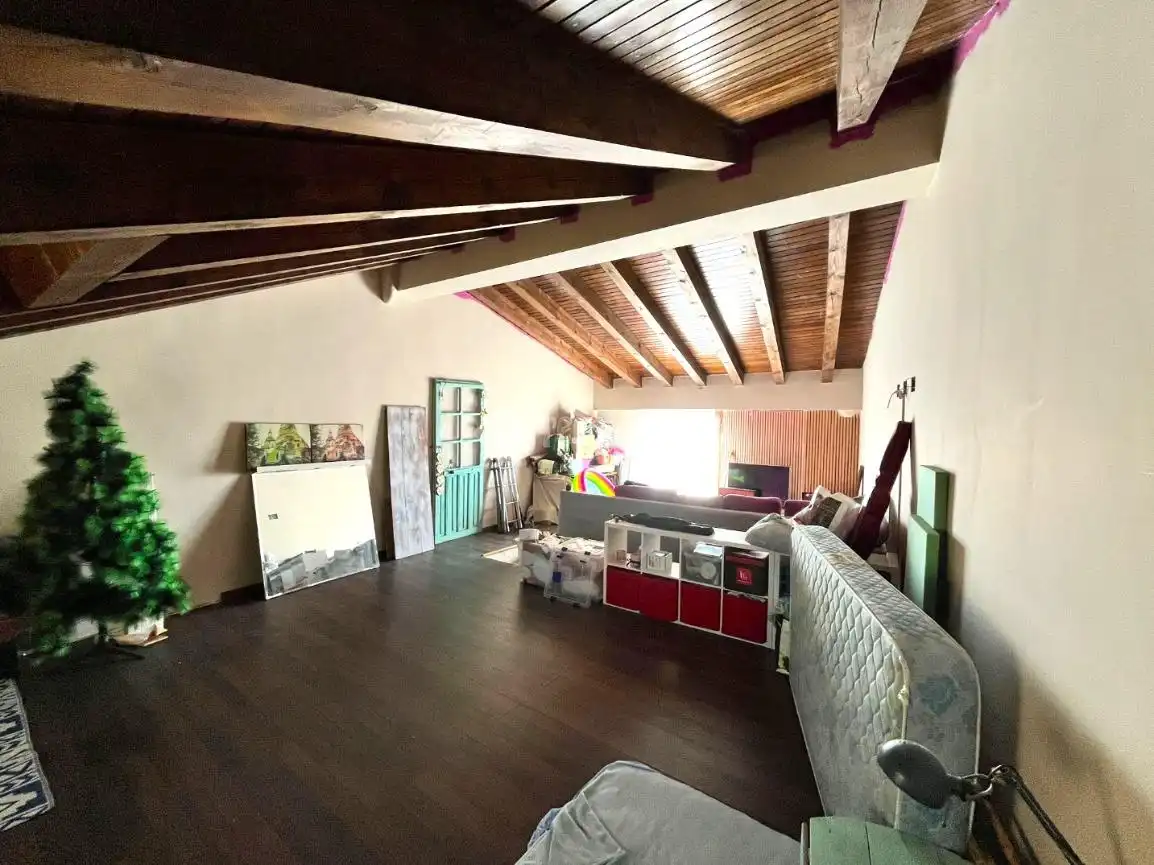 Sala de estar de Casa adosada en venta en Villamayor de Gállego con Aire acondicionado y Terraza