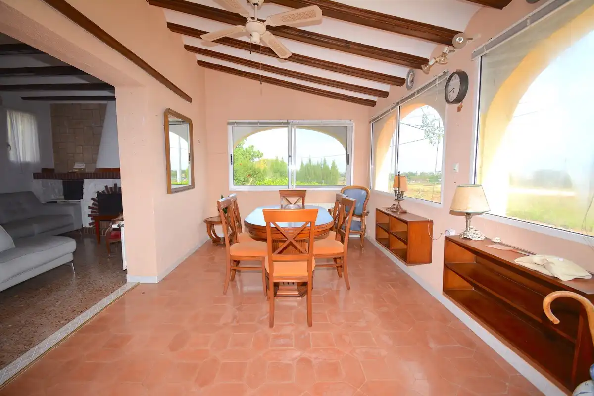Esszimmer von Haus oder Chalet zum Verkauf in Dénia mit Klimaanlage, Heizung und Privatgarten