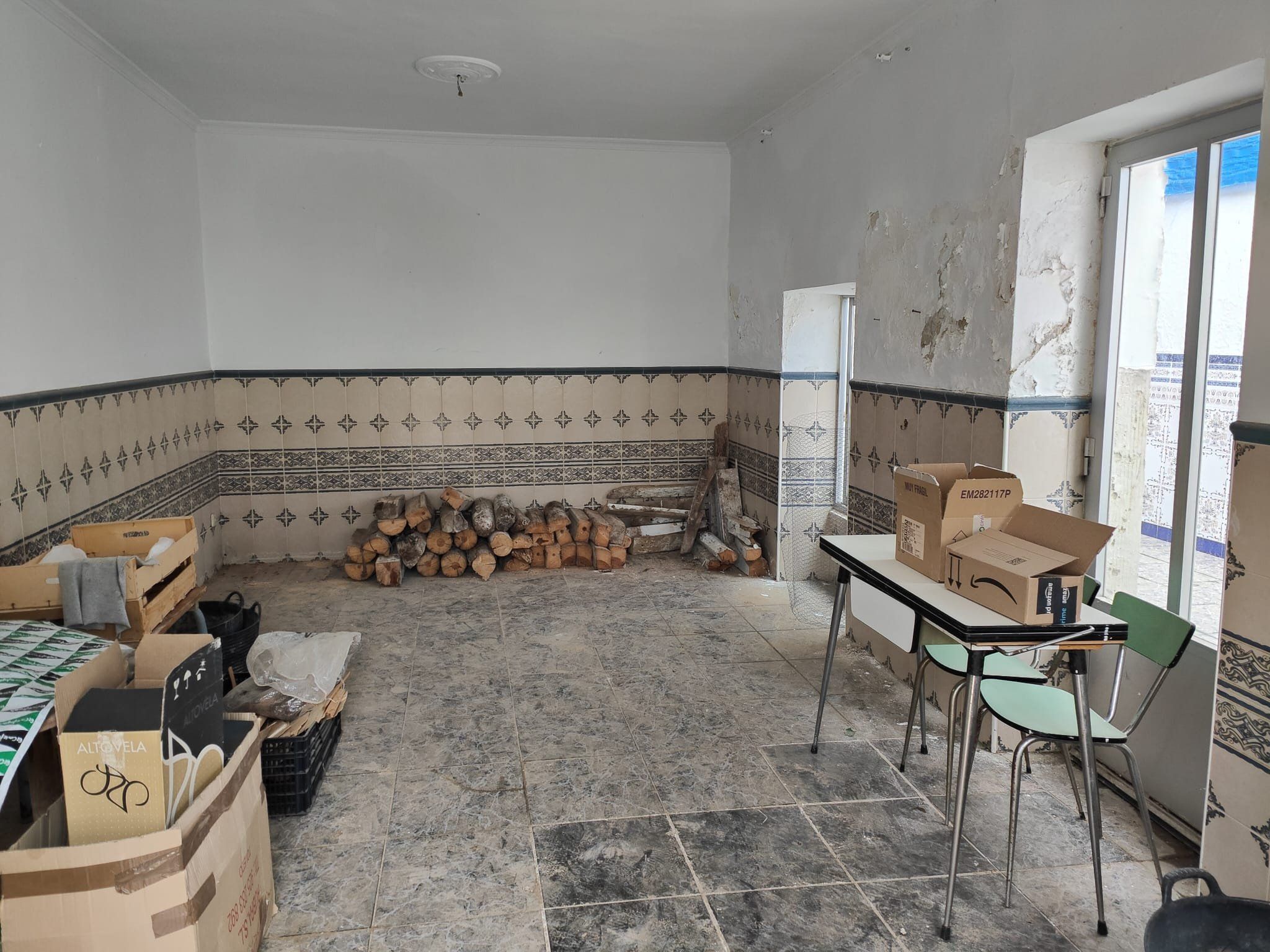 Cuina de Casa o xalet en venda en Corral de Almaguer amb Calefacció, Jardí privat i Parquet