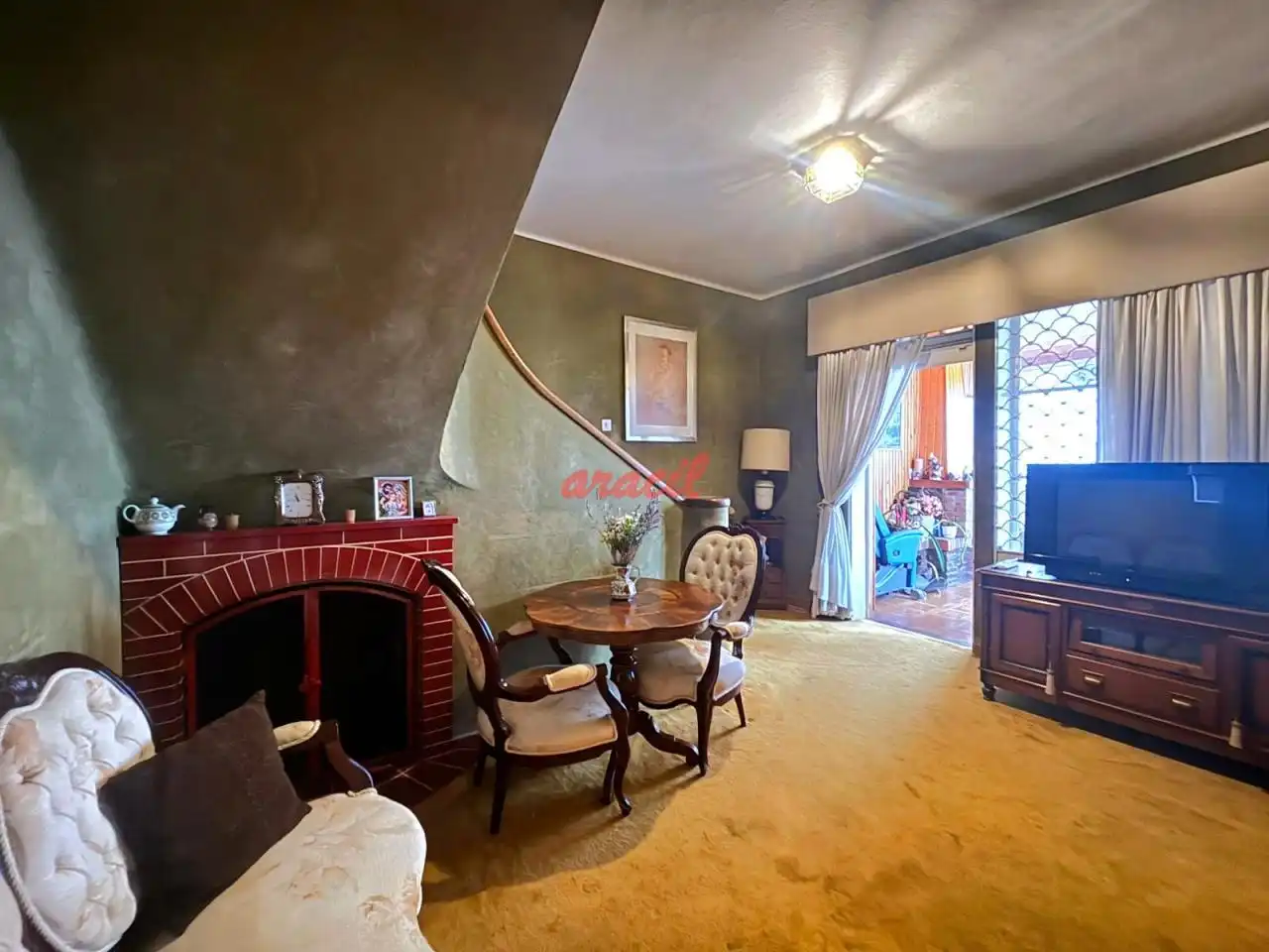 Living room of Houses for sale in Ourense Capital   with Heating, Private garden and Terrace