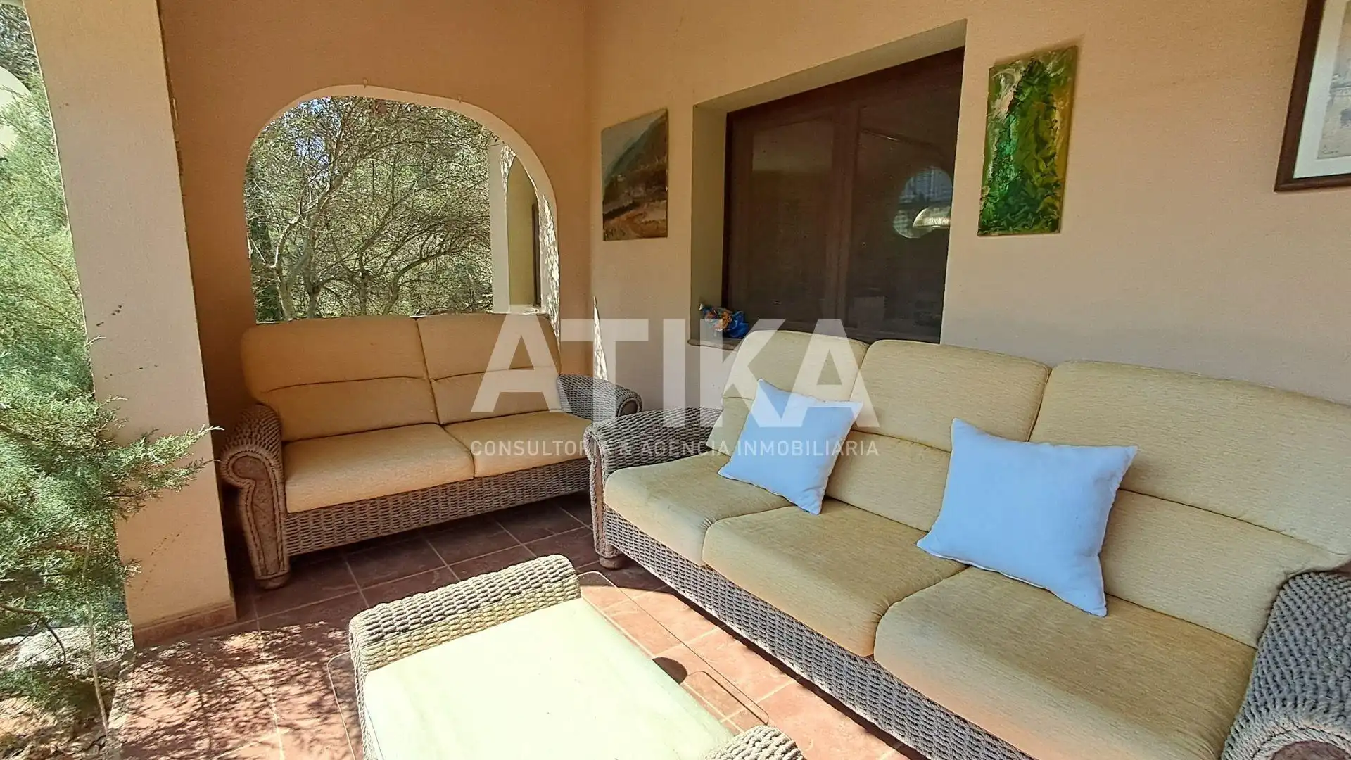 Terrace of Houses for rent in Ontinyent  with Heating, Private garden and Furnished