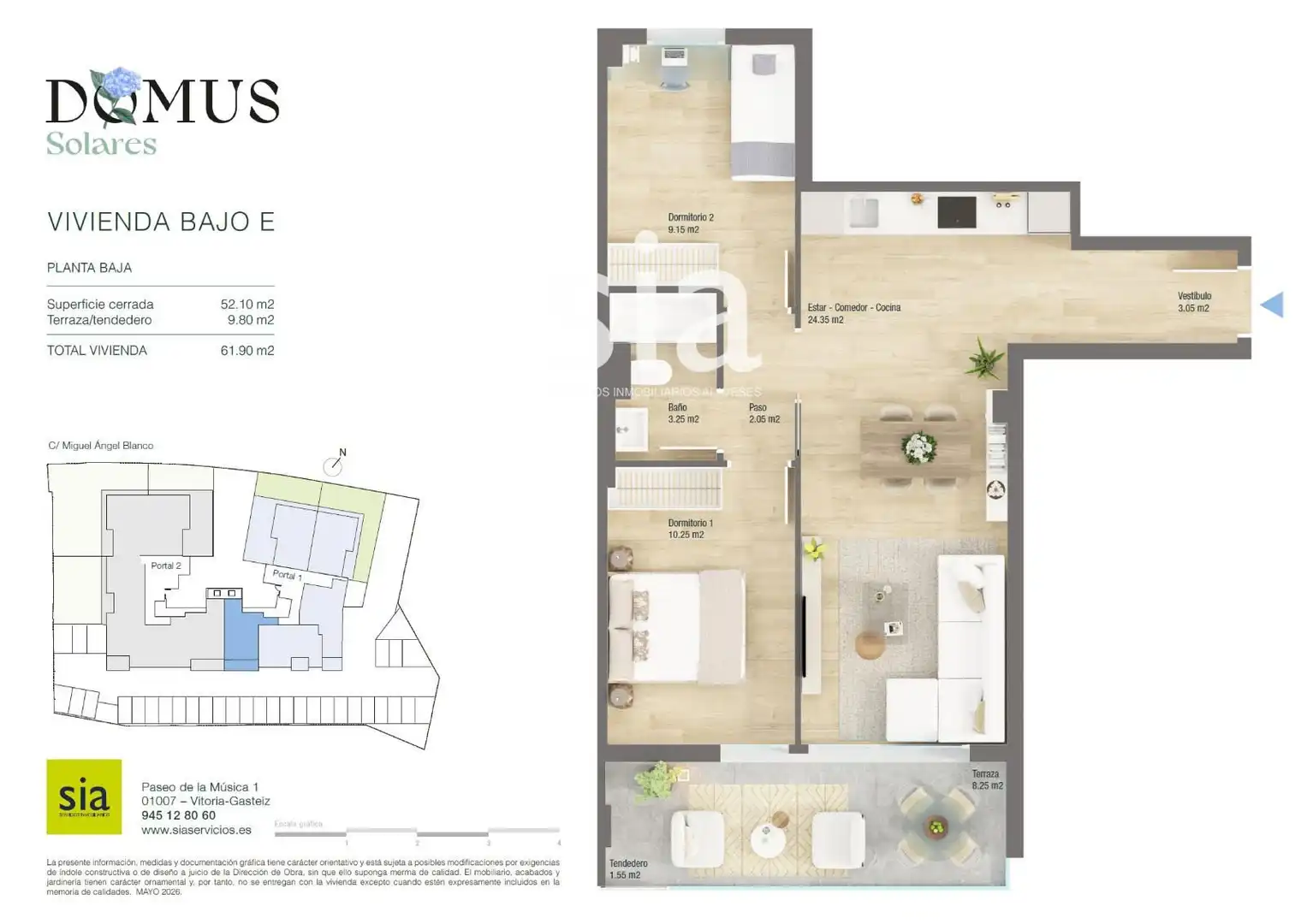 Bedroom of Flat for sale in Medio Cudeyo  with Terrace