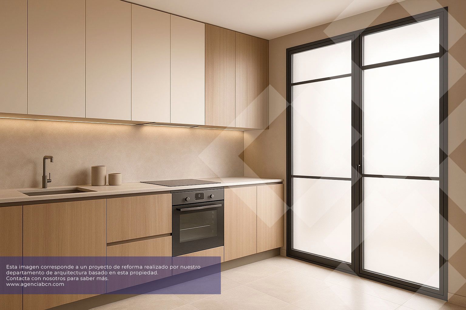 Kitchen of Duplex for sale in  Barcelona Capital  with Air Conditioner, Heating and Parquet flooring