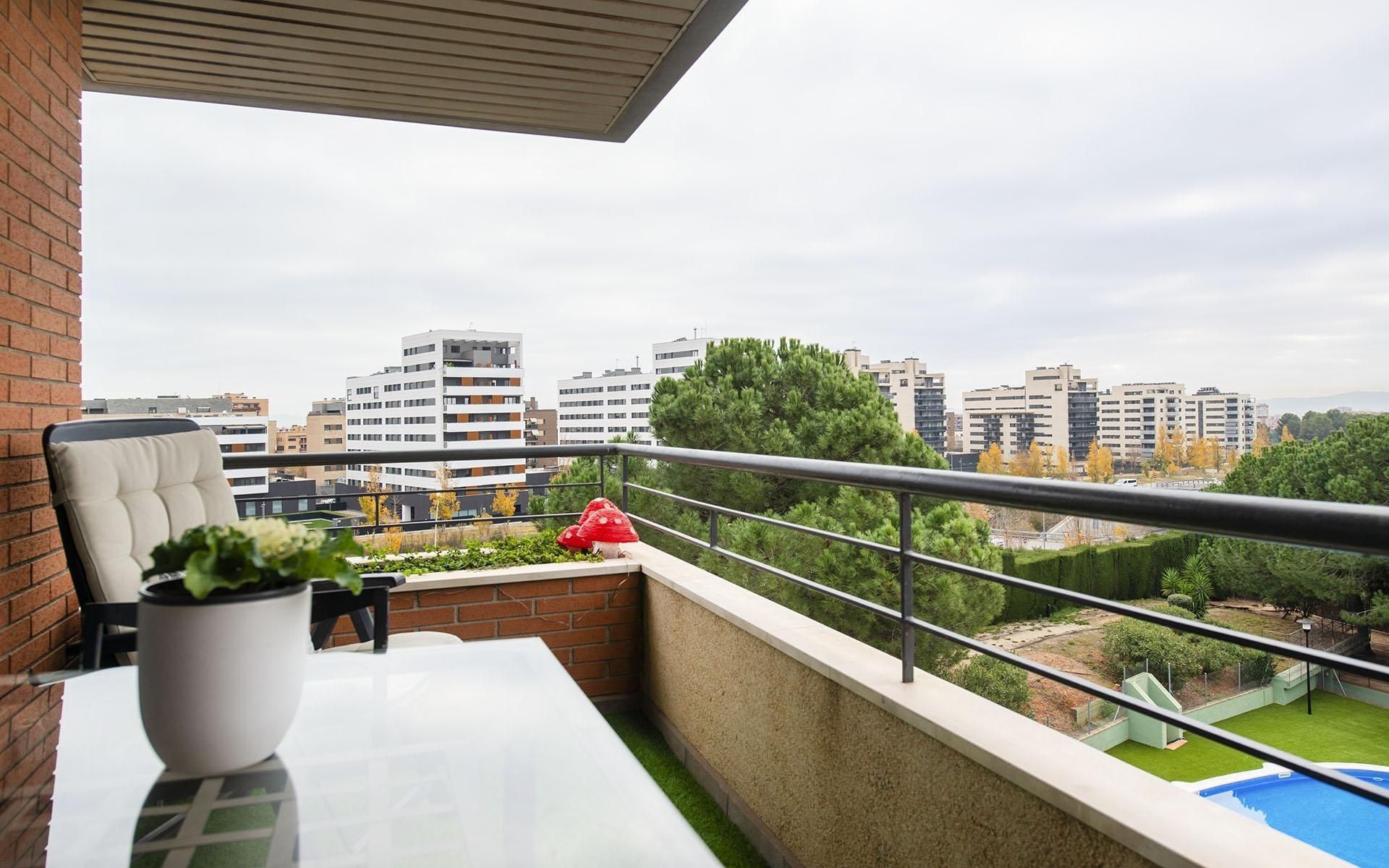 Terrace of Flat for sale in Sabadell  with Air Conditioner, Heating and Storage room
