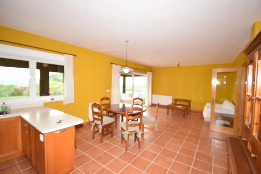 Dining room of Houses for sale in Miño  with Heating, Parquet flooring and Storage room