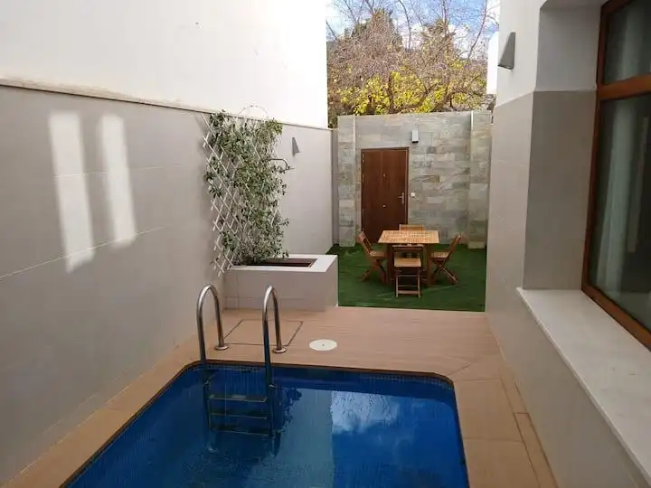 Piscina de Casa o chalet de alquiler en Casabermeja con Aire acondicionado, Jardín privado y Piscina