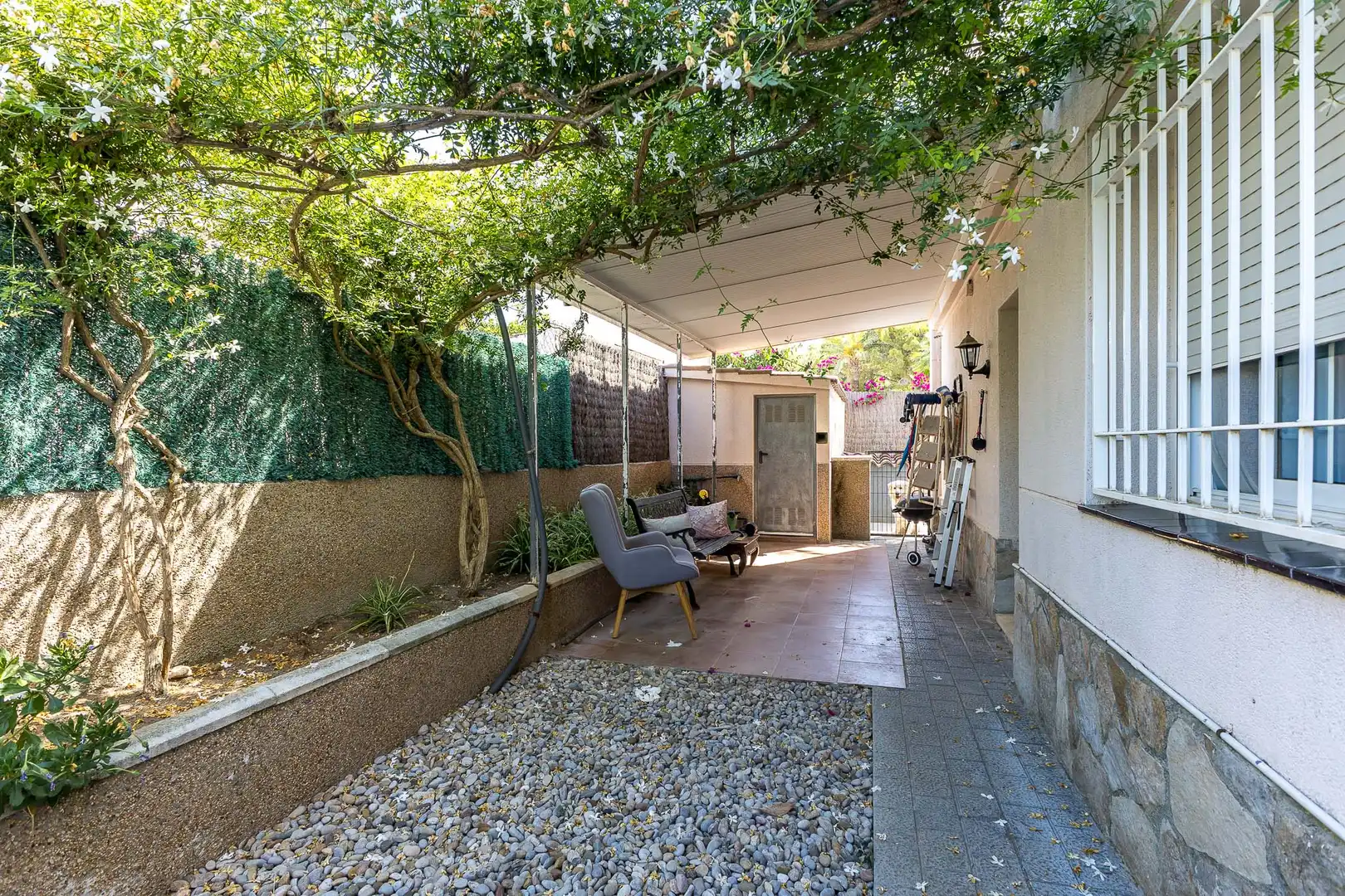 Terraza de Casa o chalet en venta en Cubelles con Aire acondicionado, Calefacción y Jardín privado