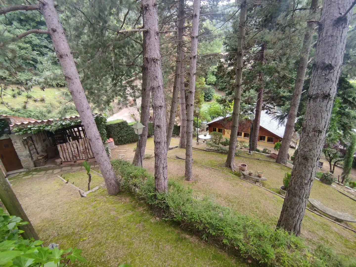 Garden of Country homes for sale in Ribes de Freser  with Heating, Private garden and Parquet flooring