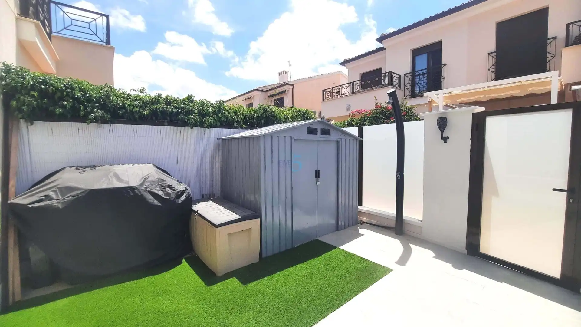 Garten von Einfamilien-Reihenhaus zum Verkauf in Torre-Pacheco mit Klimaanlage, Heizung und Terrasse