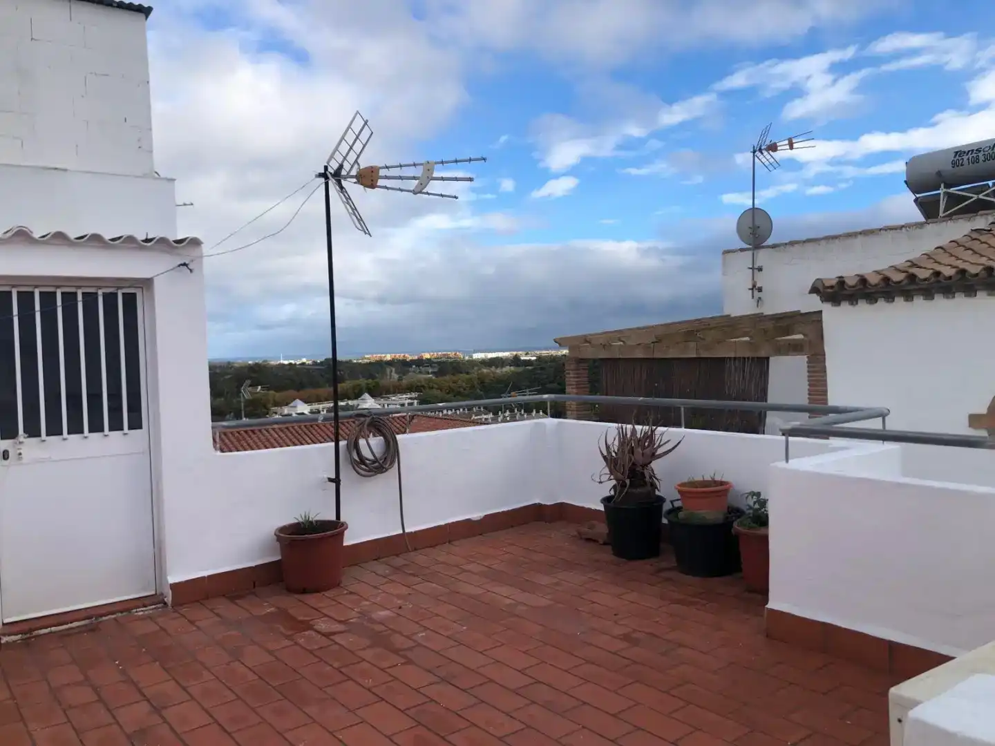 Terrace of Flat for rent in San Enrique - Guadiaro -  Pueblo Nuevo