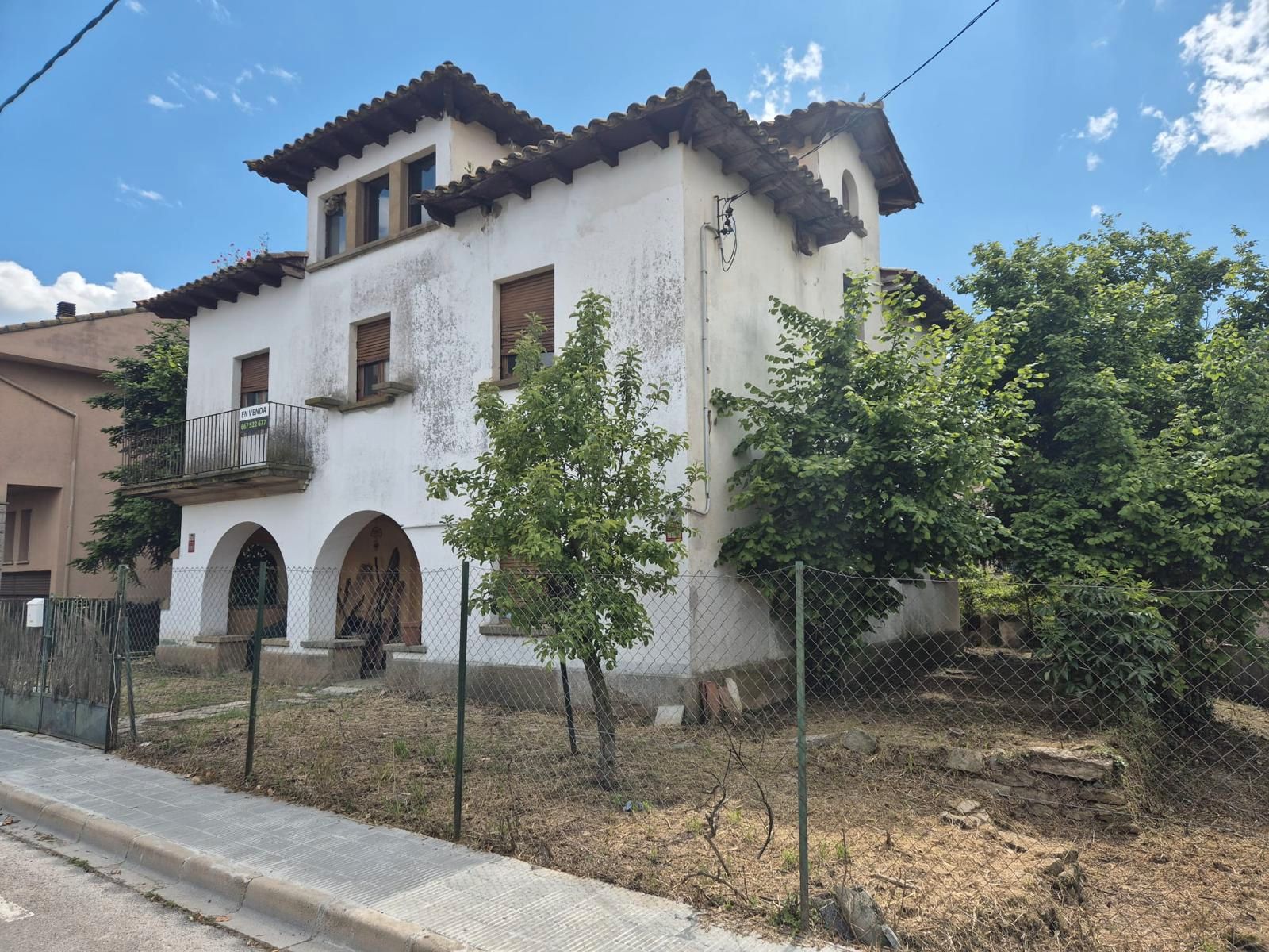 Exterior view of House or chalet for sale in Folgueroles  with Balcony