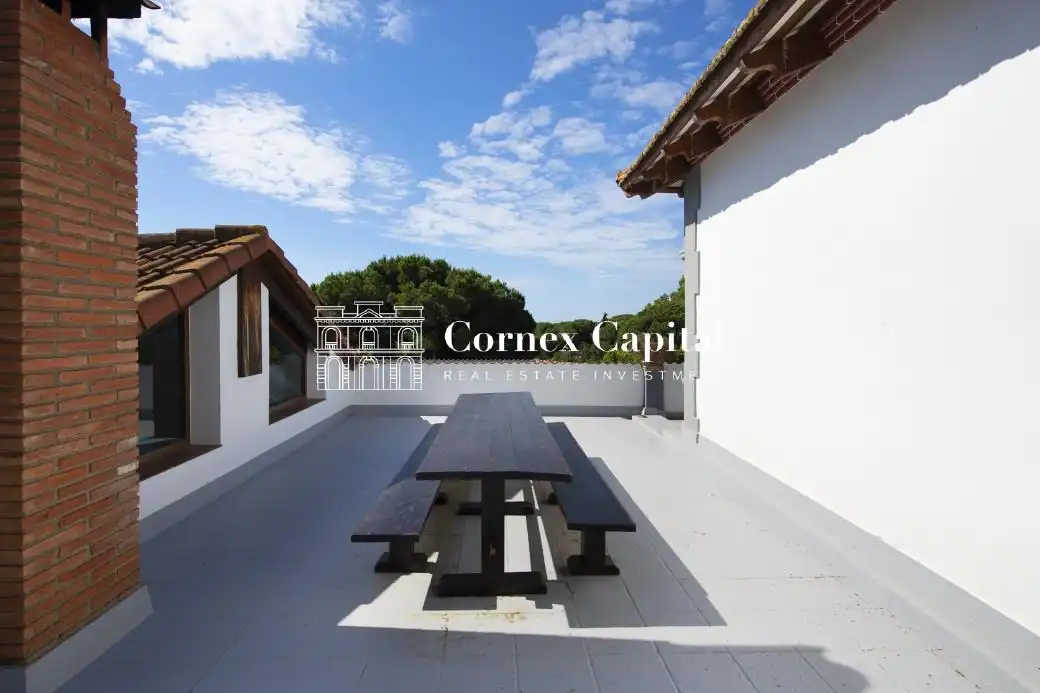 Terrasse von Country house zum Verkauf in Sant Andreu de Llavaneres mit Privatgarten, Terrasse und Schwimmbad