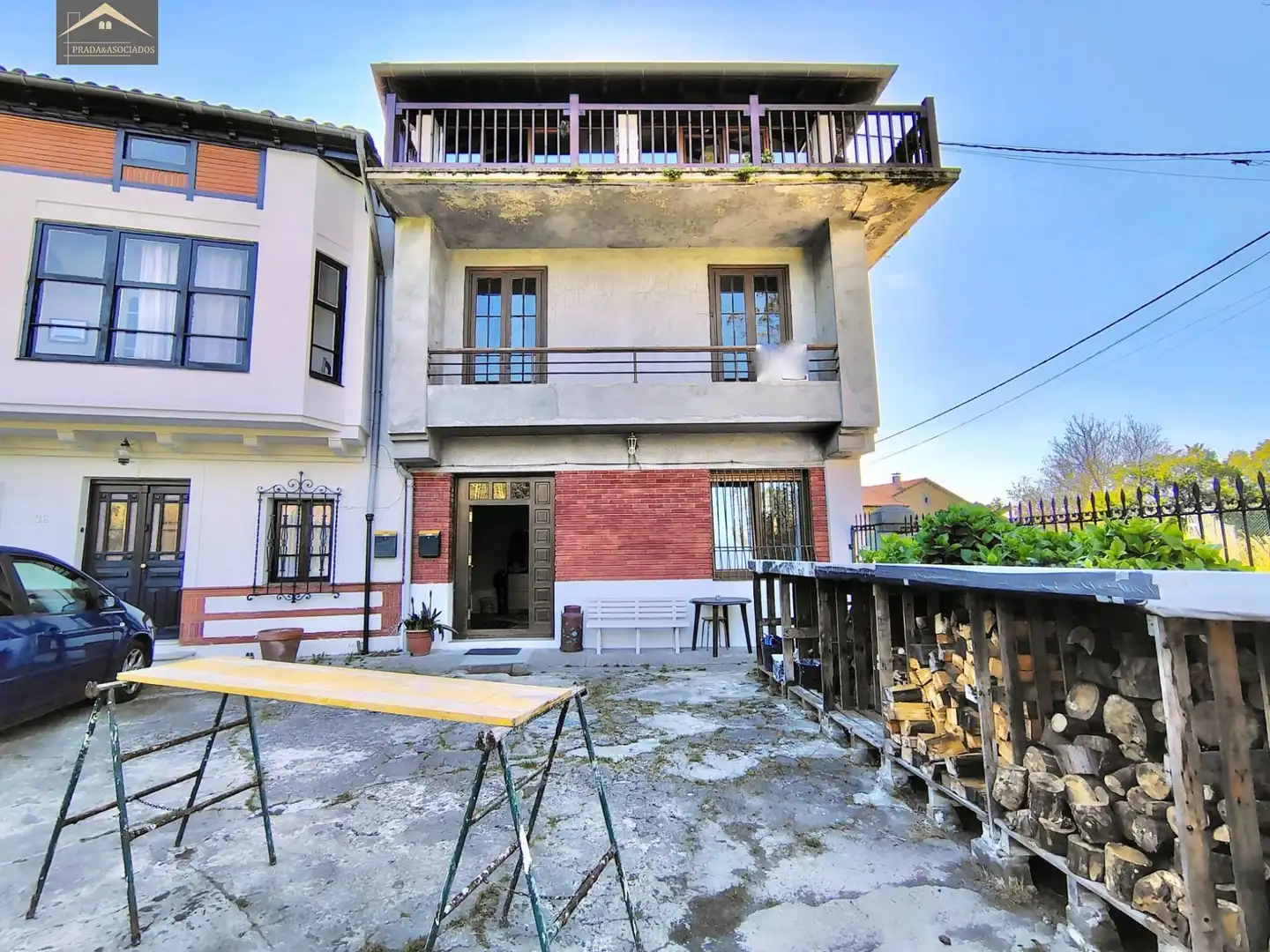 Vista exterior de Casa adosada en venta en Ribamontán al Monte con Calefacción, Jardín privado y Terraza