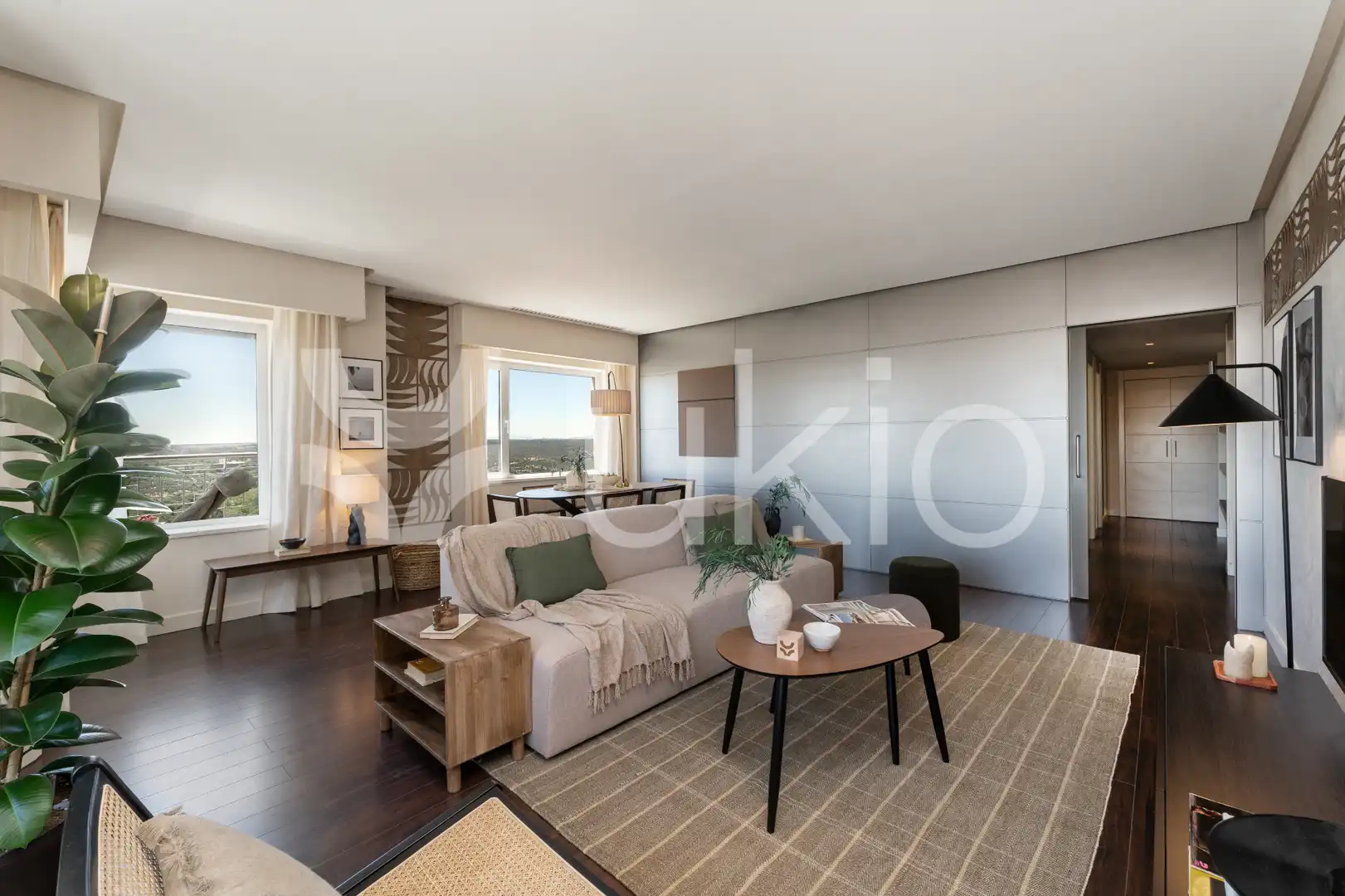 Living room of Apartments for rent in Madrid  with Air Conditioner, Heating and Terrace