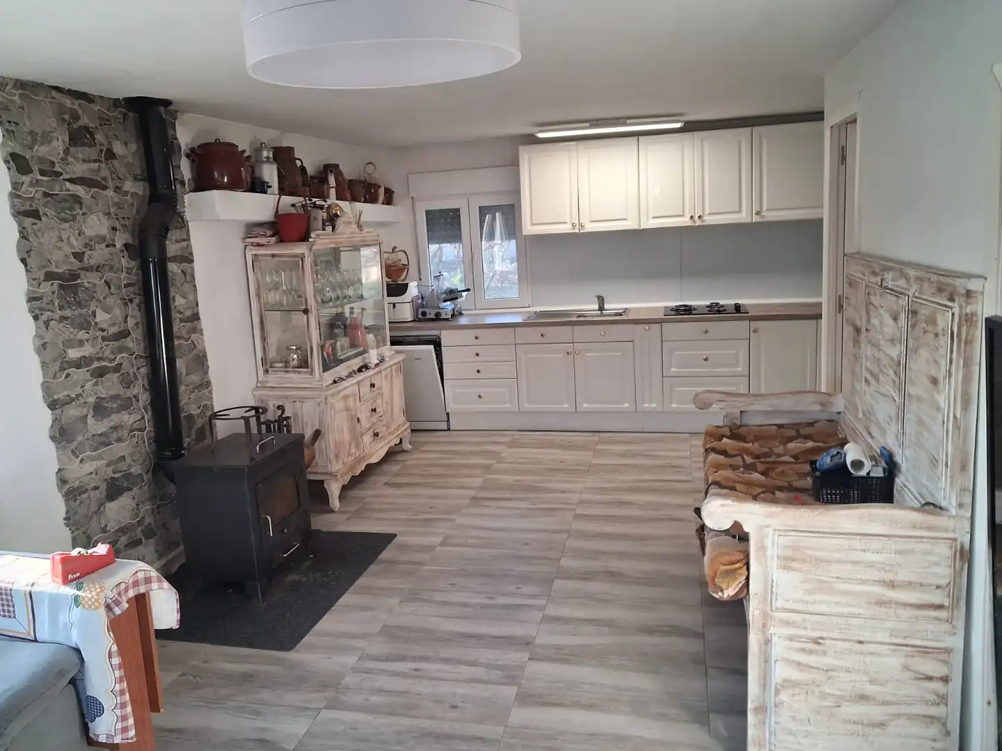 Cocina de Casa o chalet en venta en Osera de Ebro con Jardín privado, Trastero y Piscina