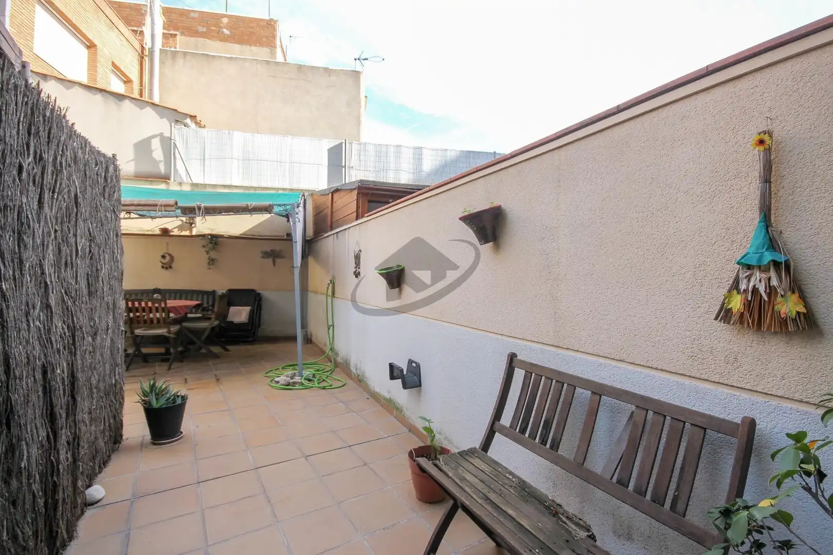 Terrace of Flat for sale in Sabadell  with Air Conditioner, Heating and Private garden
