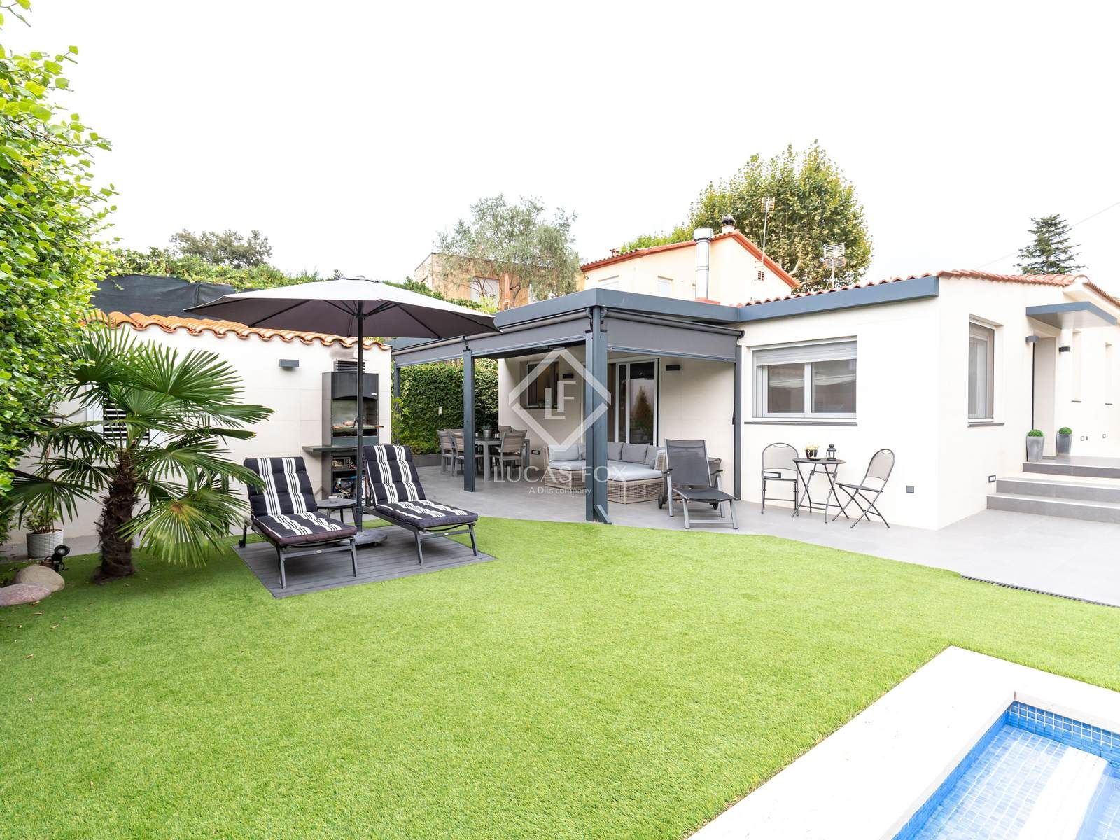 Terrassa de Casa o xalet en venda en Sant Cugat del Vallès