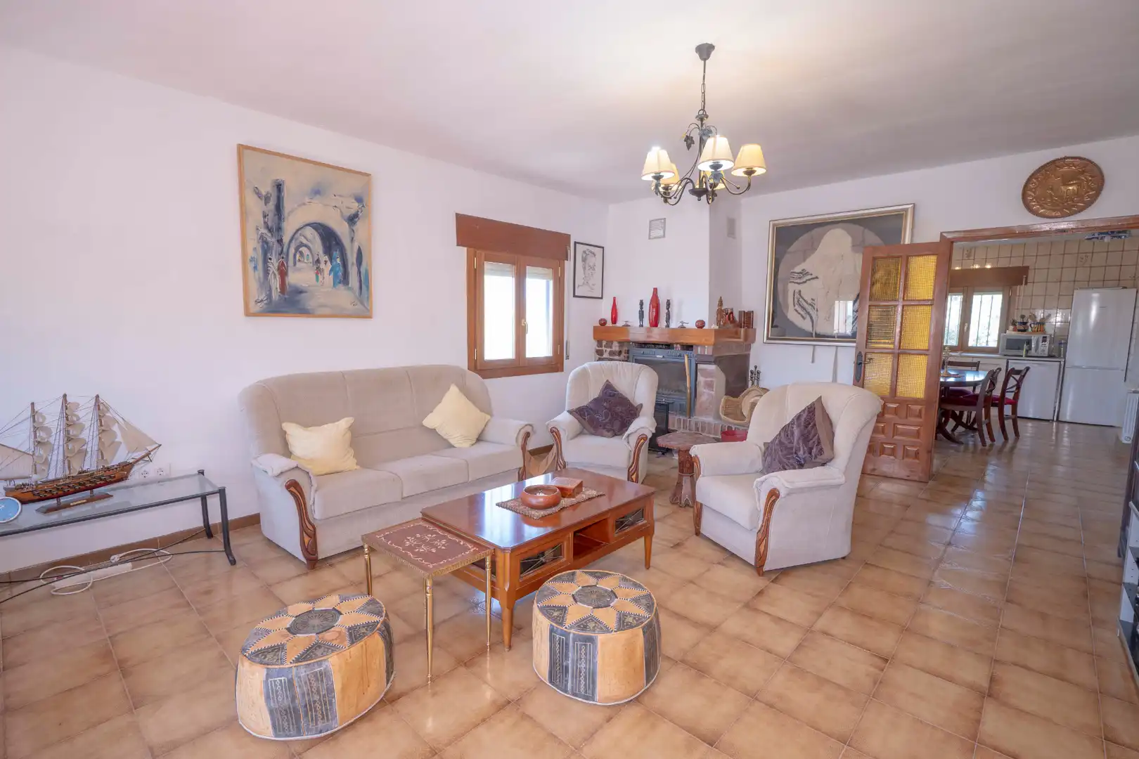 Sala de estar de Casa o chalet en venta en Válor con Calefacción, Jardín privado y Terraza