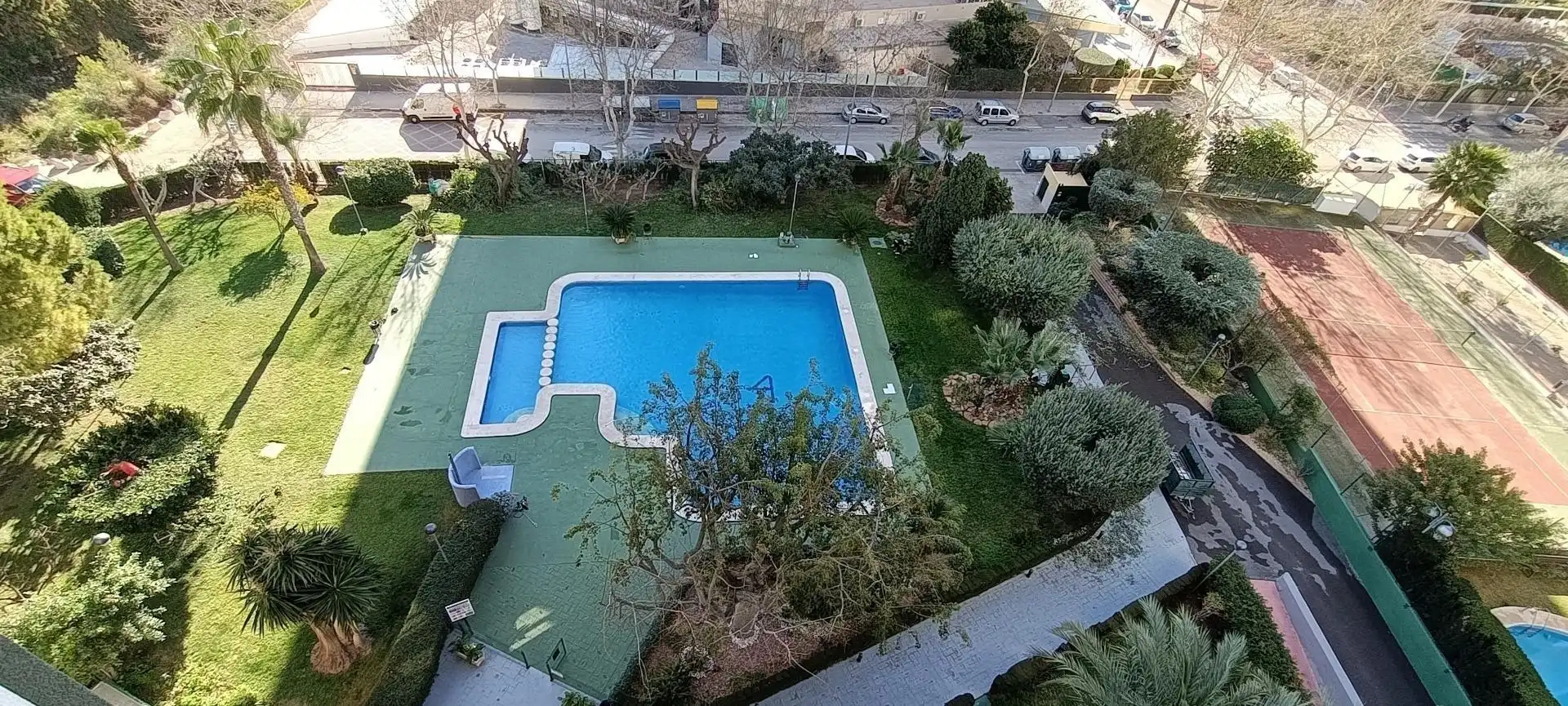 Swimming pool of Ground floor for sale in Benidorm  with Air Conditioner, Furnished and Oven