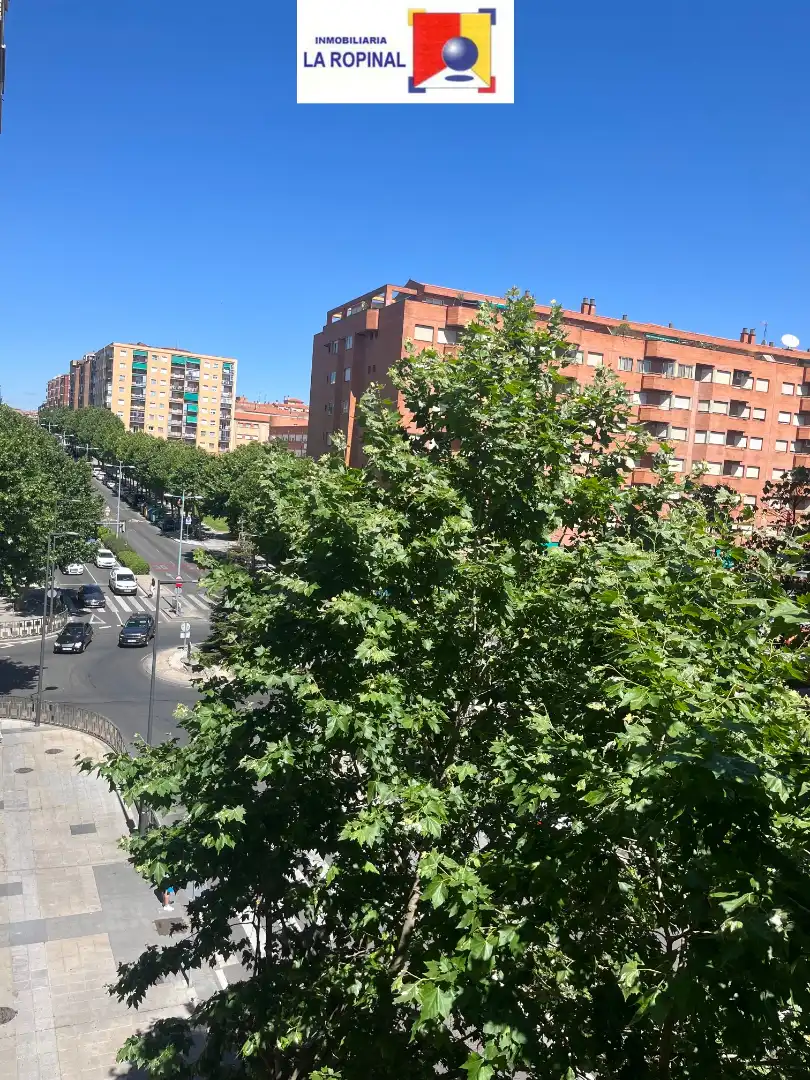 Exterior view of Flat for sale in Salamanca  with Heating, Parquet flooring and Furnished