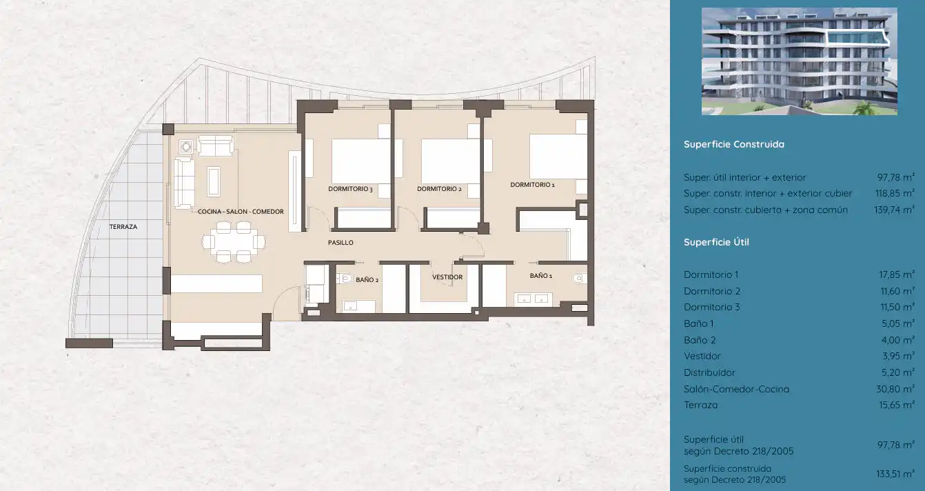 Apartment with pool for sale in Marina Golden Bay, imagen 17