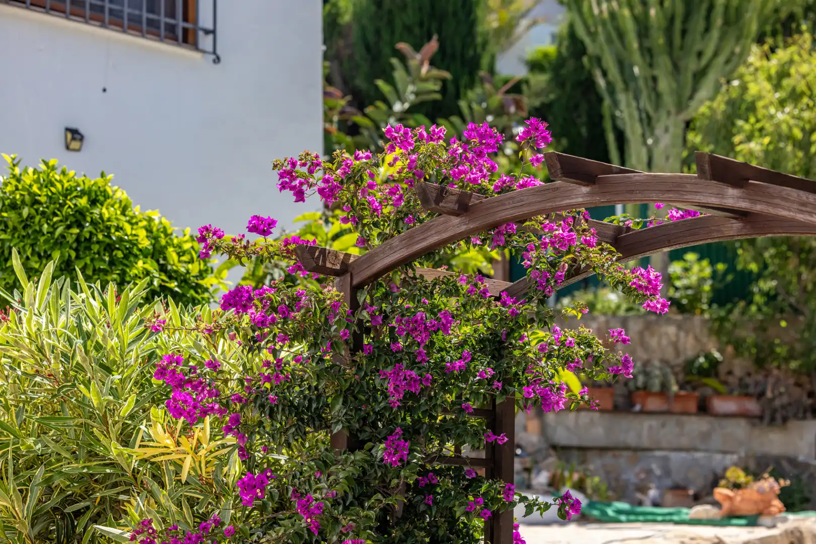 Garden of Houses for sale in Dénia  with Air Conditioner, Private garden and Terrace