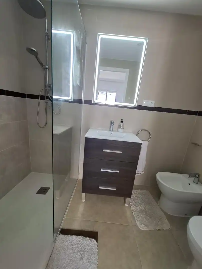 Baño de Apartamento en venta en Oropesa del Mar / Orpesa con Aire acondicionado, Amueblado y Balcón