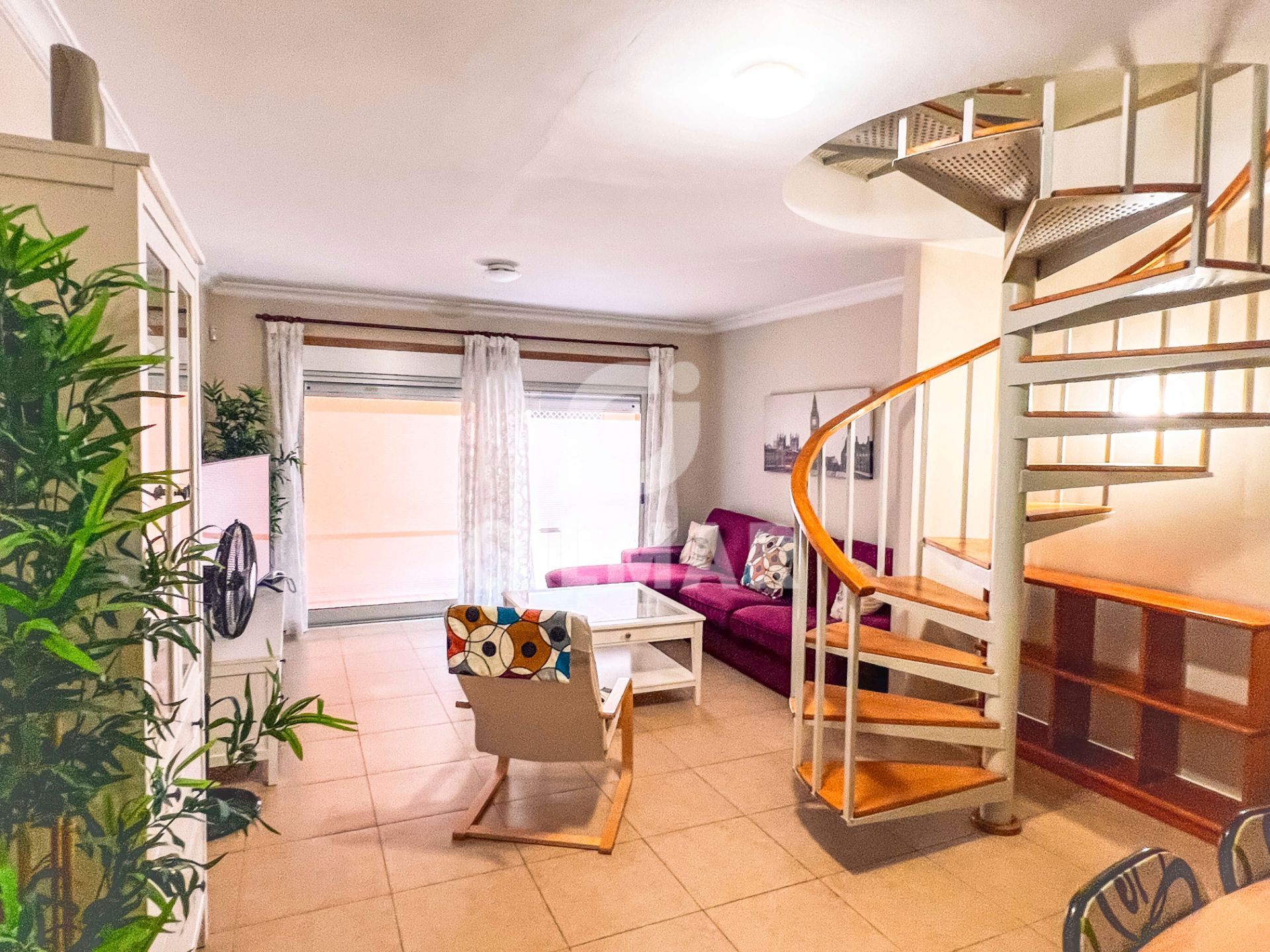 Living room of Duplex for sale in Guía de Isora  with Terrace, Storage room and Furnished