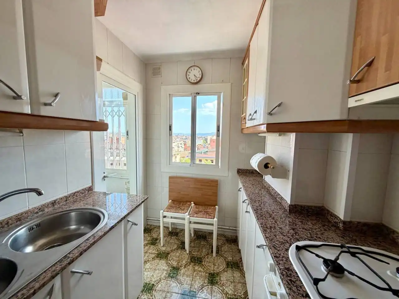Kitchen of Flat for rent in Sabadell  with Heating and Balcony