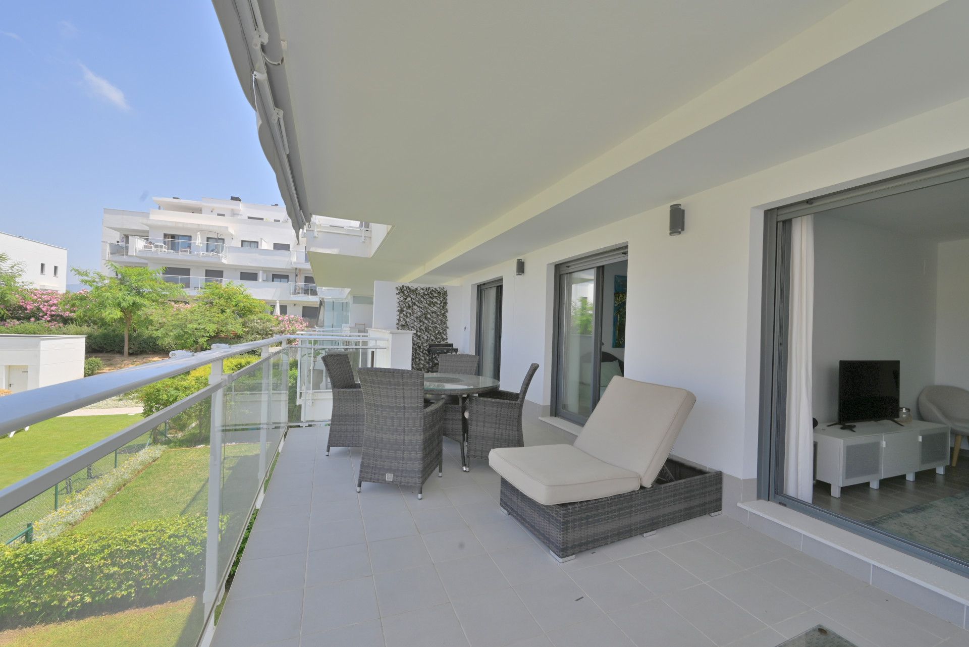 Terrassa de Apartament en venda en Mijas amb Aire condicionat, Terrassa i Traster