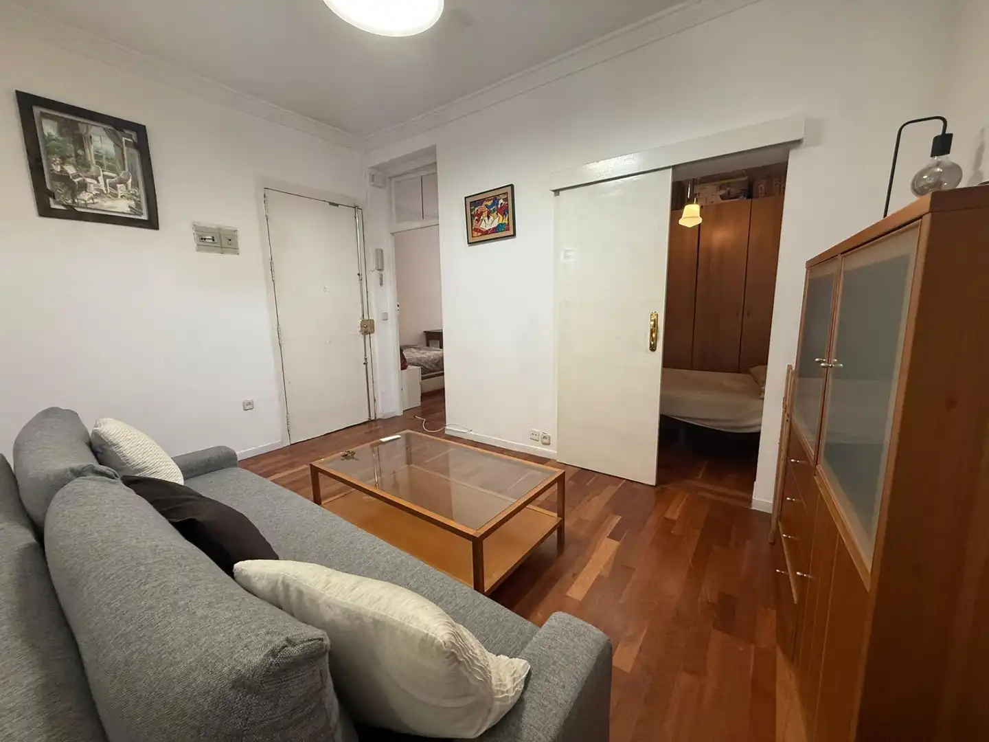 Sala de estar de Piso de alquiler en Madrid con Aire acondicionado y Amueblado