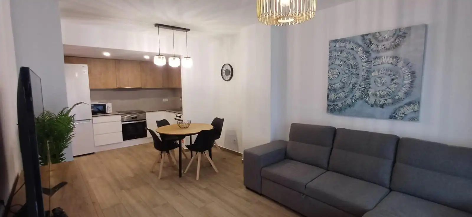 Living room of Apartments for sale in Villajoyosa / La Vila Joiosa  with Air Conditioner, Private garden and Terrace