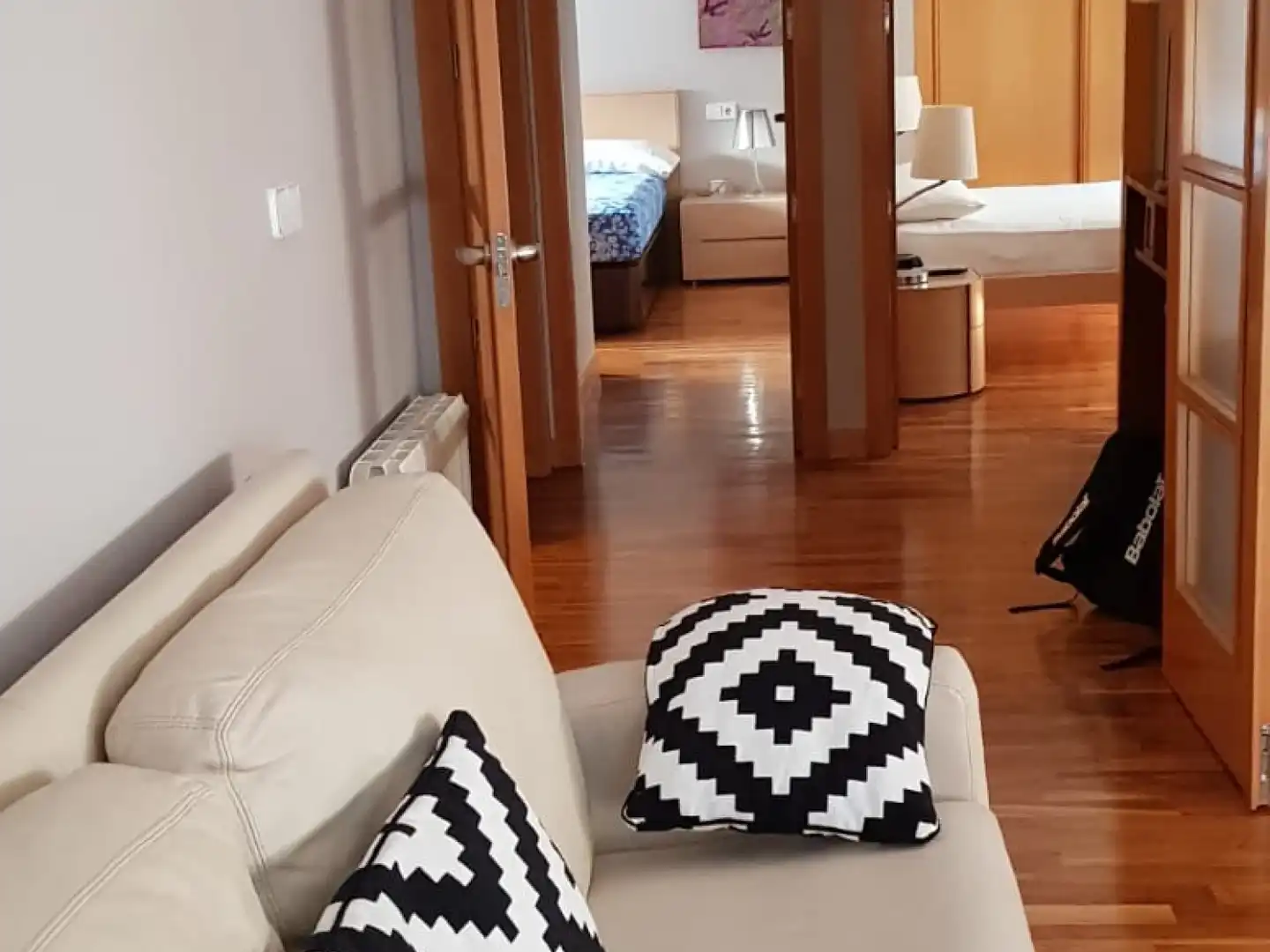 Living room of Flat for rent in Murcia  with Furnished and Washing machine