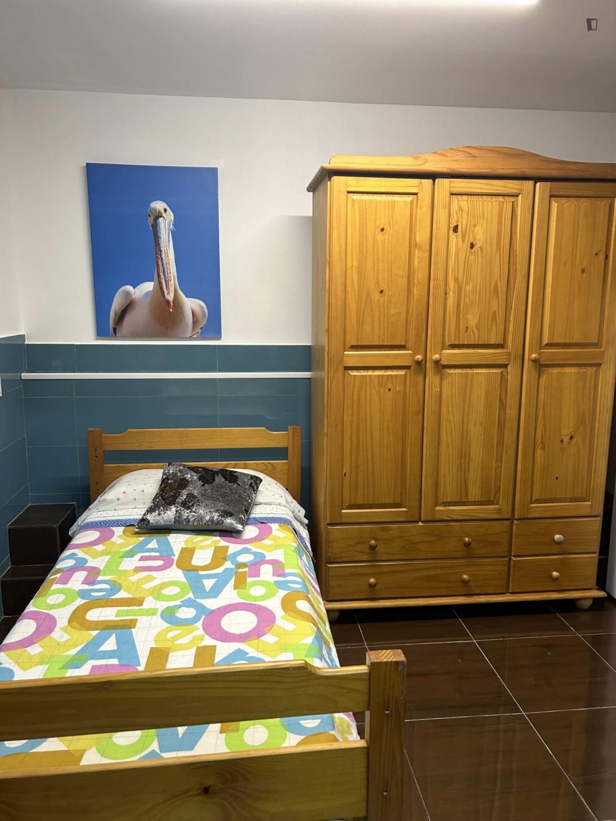 Bedroom of Study to rent in L'Hospitalet de Llobregat  with Air Conditioner, Heating and Furnished
