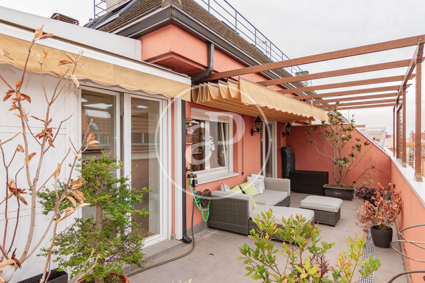 Terraza de Piso de alquiler en  Madrid Capital con Aire acondicionado, Calefacción y Terraza