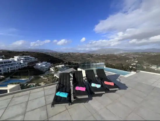 Terrasse von Maisonette zum Verkauf in Mijas mit Klimaanlage, Terrasse und Möbliert
