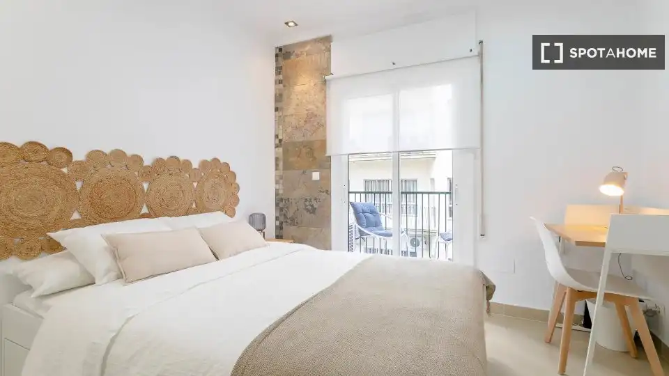 Bedroom of Flat for rent in Alicante / Alacant  with Air Conditioner, Heating and Furnished