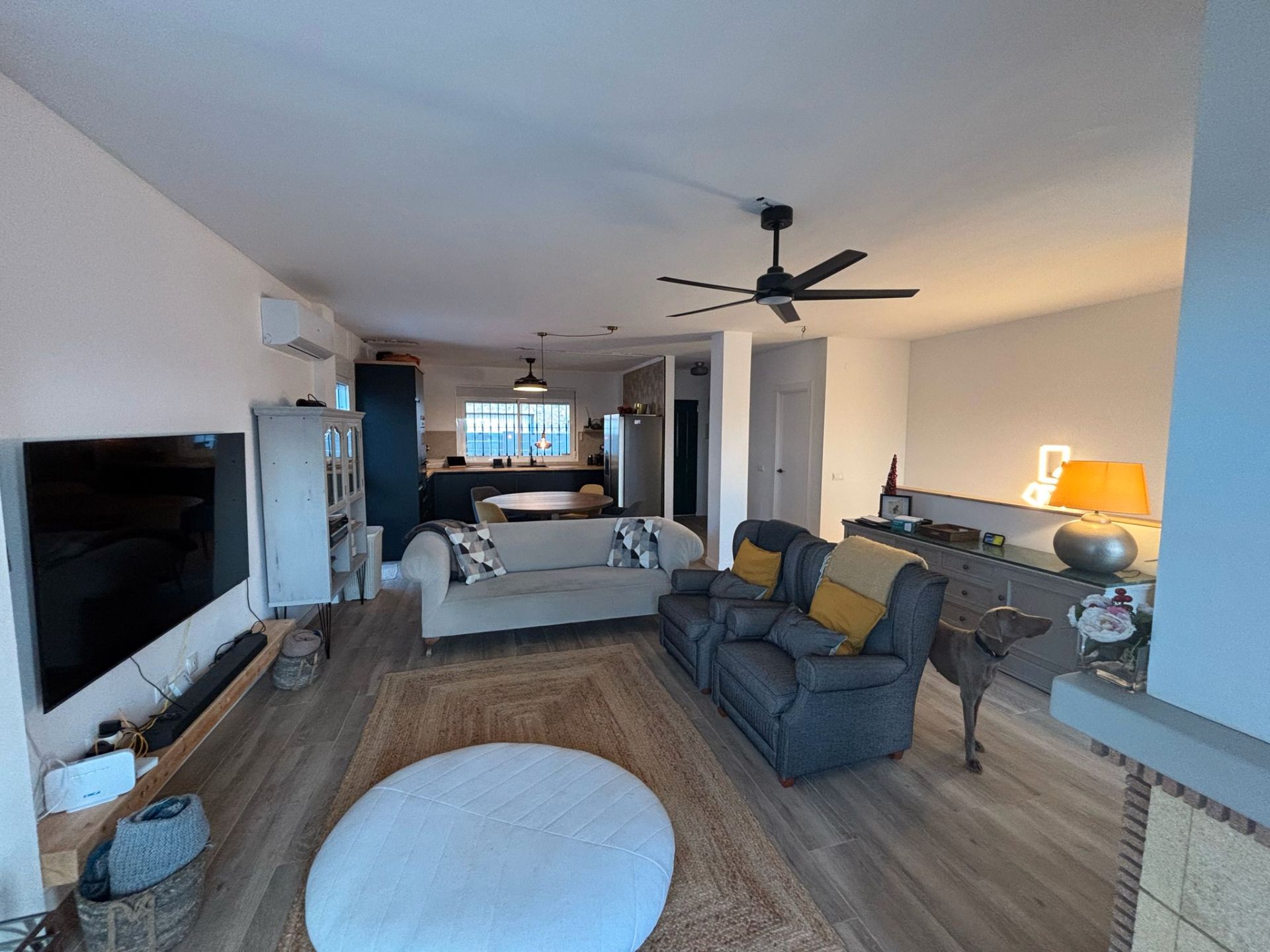 Living room of Single-family semi-detached for sale in Alhaurín de la Torre  with Air Conditioner, Private garden and Terrace