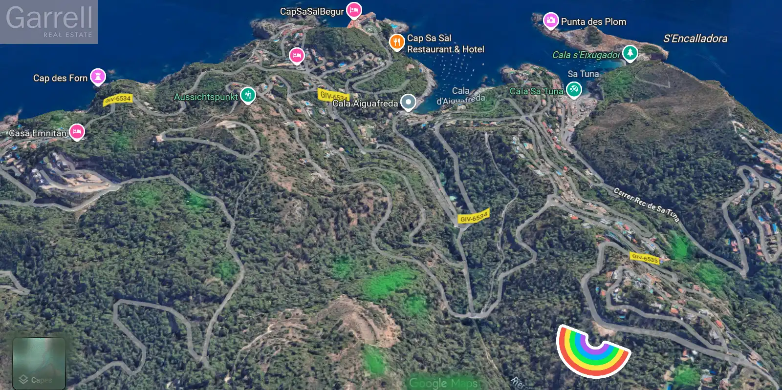 Grundstücke und Bauplätze zum Verkauf in CR SA TUNA 
 BEGUR (GIRONA), imagen 3