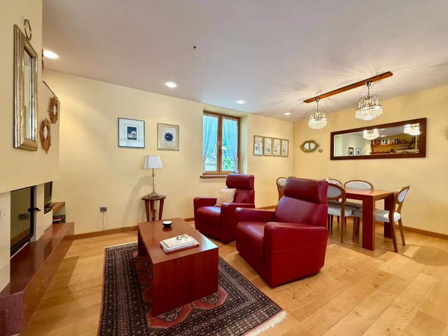 Sala d'estar de Casa o xalet en venda en Bossòst amb Calefacció, Parquet i Terrassa
