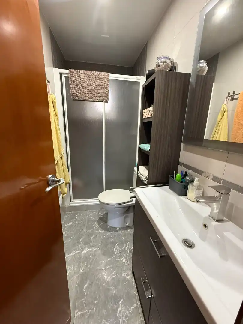 Bathroom of Flat for sale in Mataró  with Storage room, Furnished and Balcony