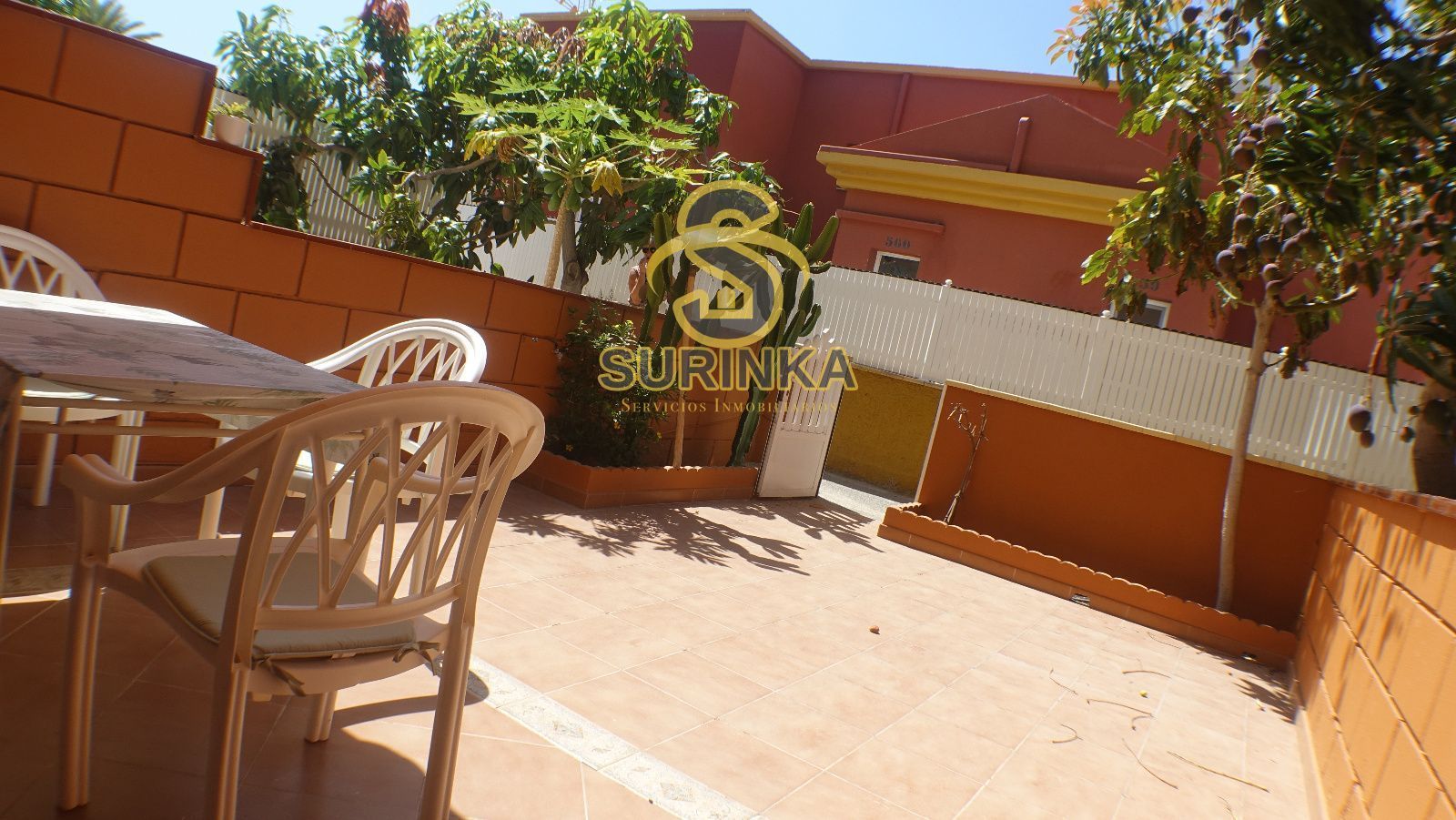 Garden of Duplex to rent in San Bartolomé de Tirajana  with Air Conditioner, Terrace and Swimming Pool