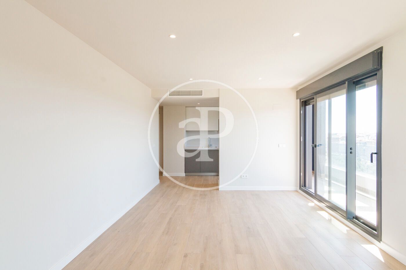 Living room of Flat to rent in  Madrid Capital  with Air Conditioner, Heating and Terrace