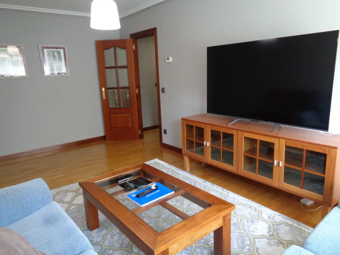 Sala de estar de Piso en venta en Nájera con Calefacción, Trastero y Amueblado
