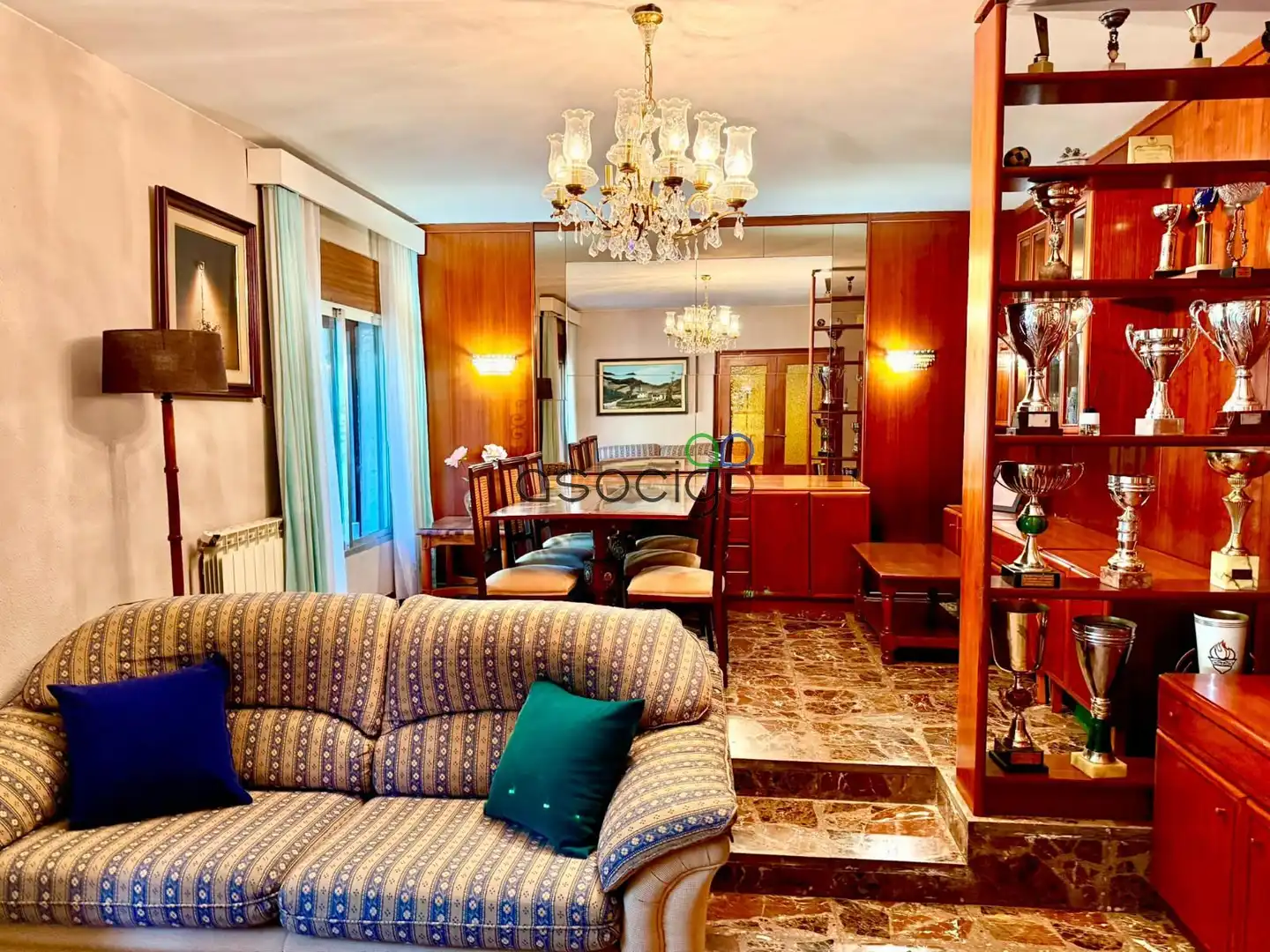 Sala d'estar de Casa o xalet en venda en Alovera amb Calefacció, Jardí privat i Terrassa