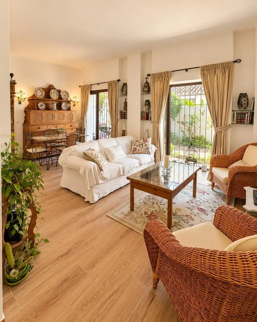 Living room of Apartments for rent in Fuengirola  with Air Conditioner, Private garden and Furnished