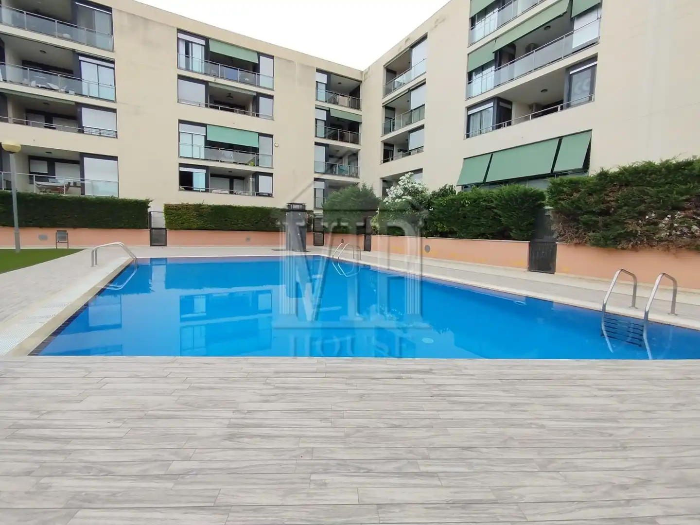 Swimming pool of Flat for sale in Badalona  with Heating, Storage room and Furnished